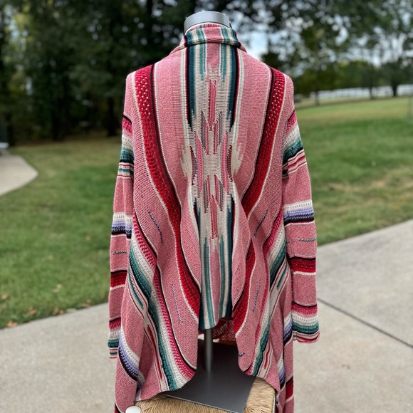 Ralph Lauren serape blanket sweater - Picture 7 of 11